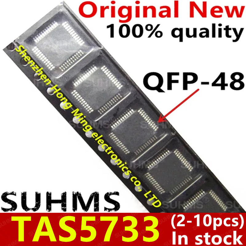 (2-10piece)100% New TAS5733 TAS5733PHP TAS5733PHPR QFP-48 Chipset