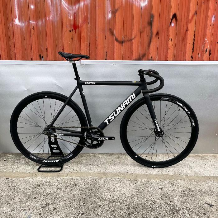 Fullbike sepeda fixie tsunami SNM 100 size S / M / L Doltrap/torpedo alloy original - doltrap, rem d