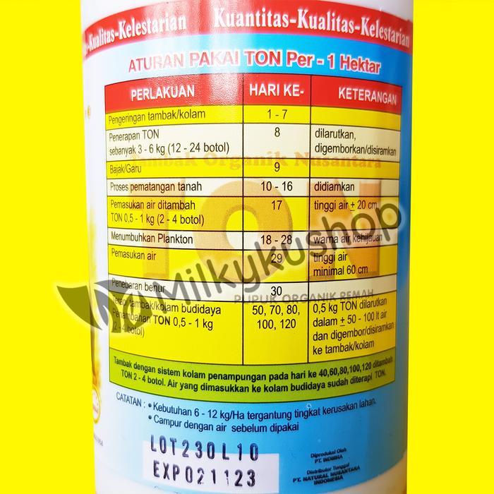 SPECIAL TON NASA 250 GRAM PUPUK ORGANIK TAMBAK IKAN PAKAN SUPLEMEN Kode 1Kode 2Kode 3Kode 4Kode