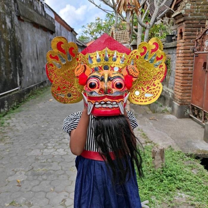 ```````] Topeng Barong XL - Topeng Barong Macan dan Ket - Topeng Barong - Mainan Barong - Barong