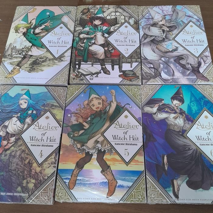 Komik Atelier Of Witch Hat Set Vol 1-6 Segel Ori