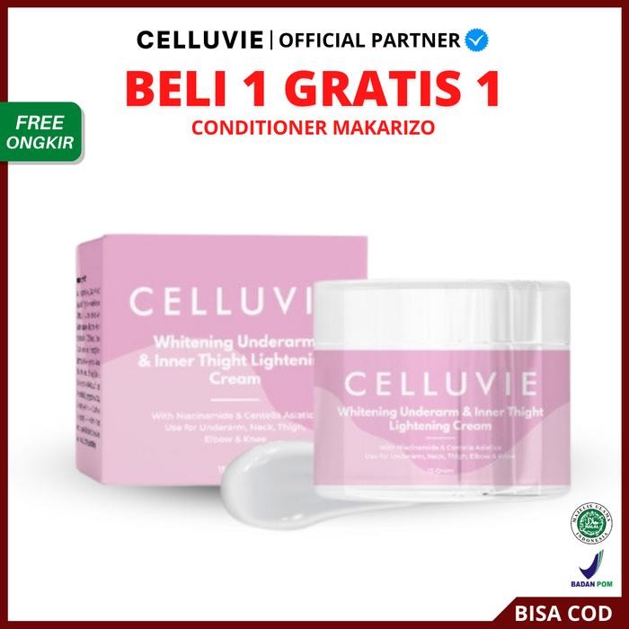 [ FREE GIFT ] CELLUVIE UNDERARM WHITENING KETIAK CERAH & GLOWING