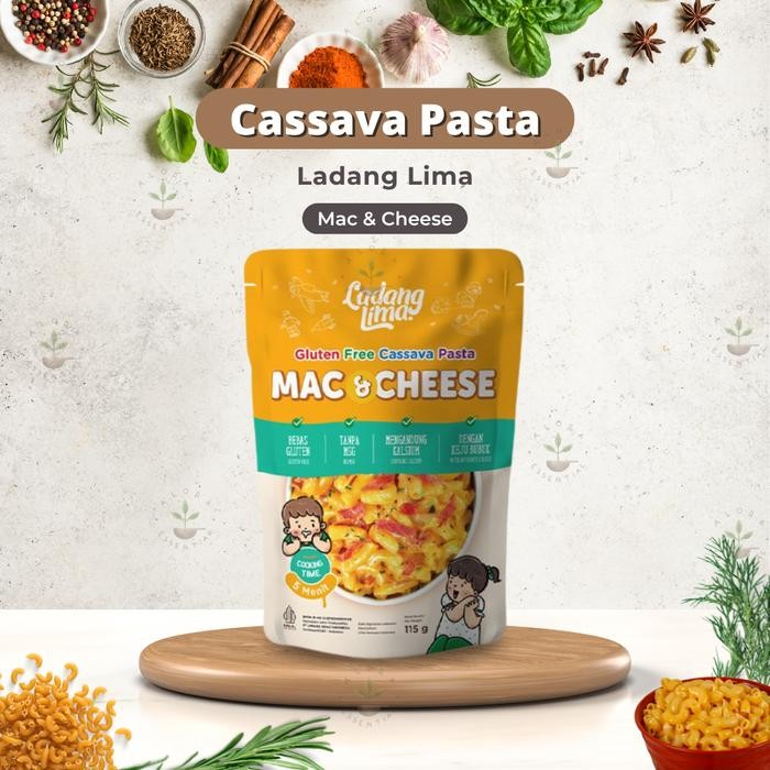 

New Ladang Lima Cassava Pasta Mac & Cheese