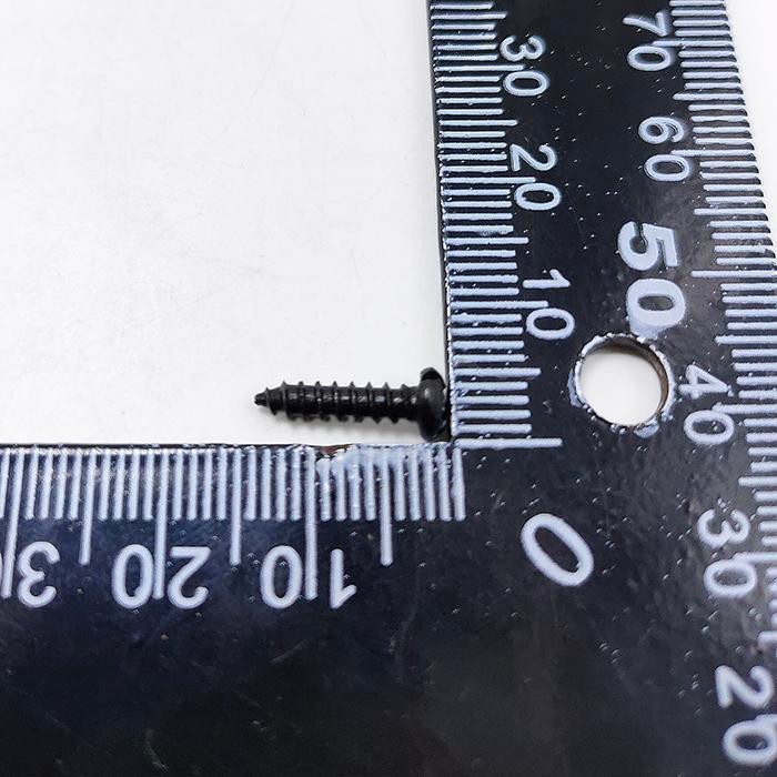 STOK TERBATAS  100PC SKRUP HITAM KEPALA BULAT PH 6X12 MM P.S312 SCREW SEKRUP DOFF TERJANGKAU