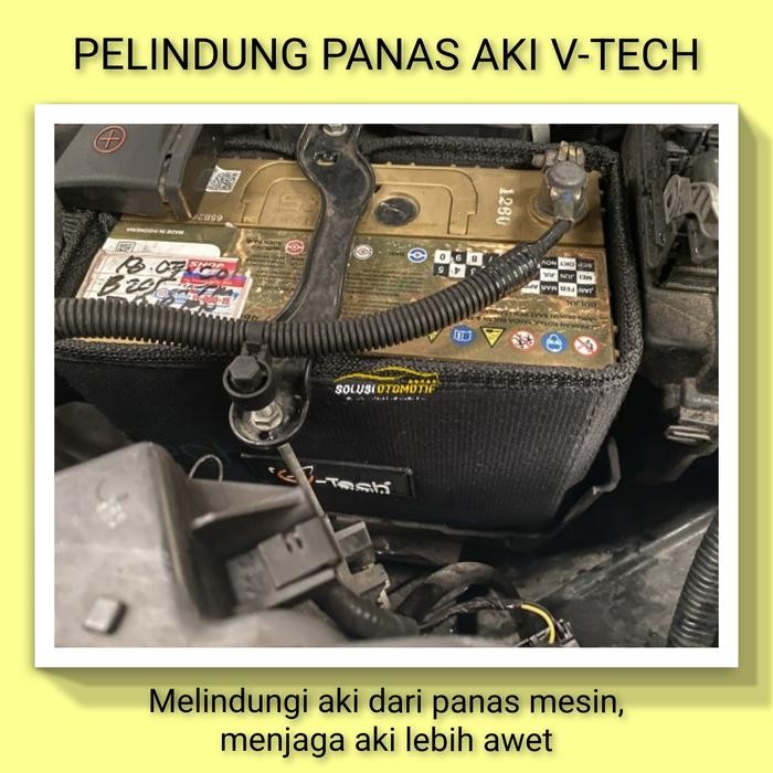 Aki Mobil Toyota Yaris 2013-2017 Pelindung Panas Cegah Aki Cepat Soak