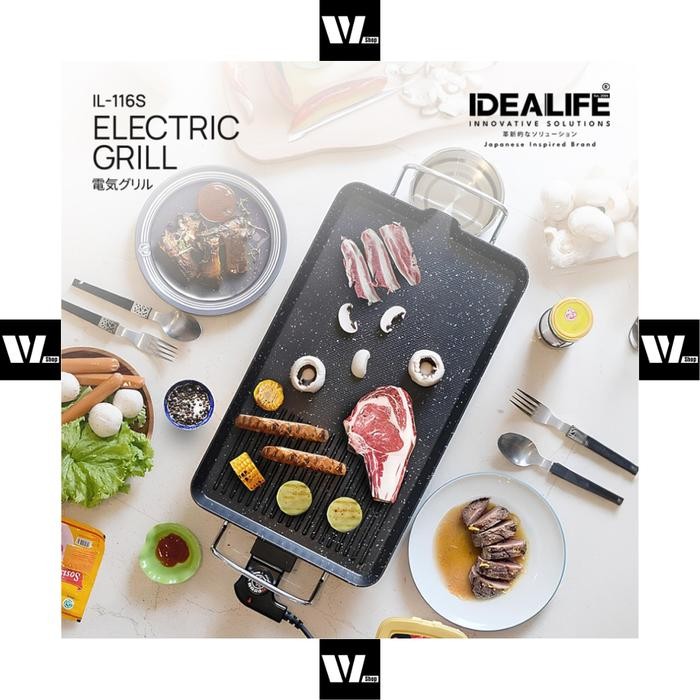 Idealife EG-5001 Electric Grill / EG5001 Grill Panggang Listrik / IL-116S Pemanggang Elektrik