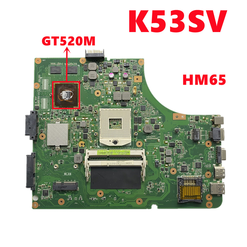 Casing Laptop K53SV REV 3.0 Mainboard For Asus K53SV K53SJ K53SM K53SC K53S X53S A53S Laptop Motherb