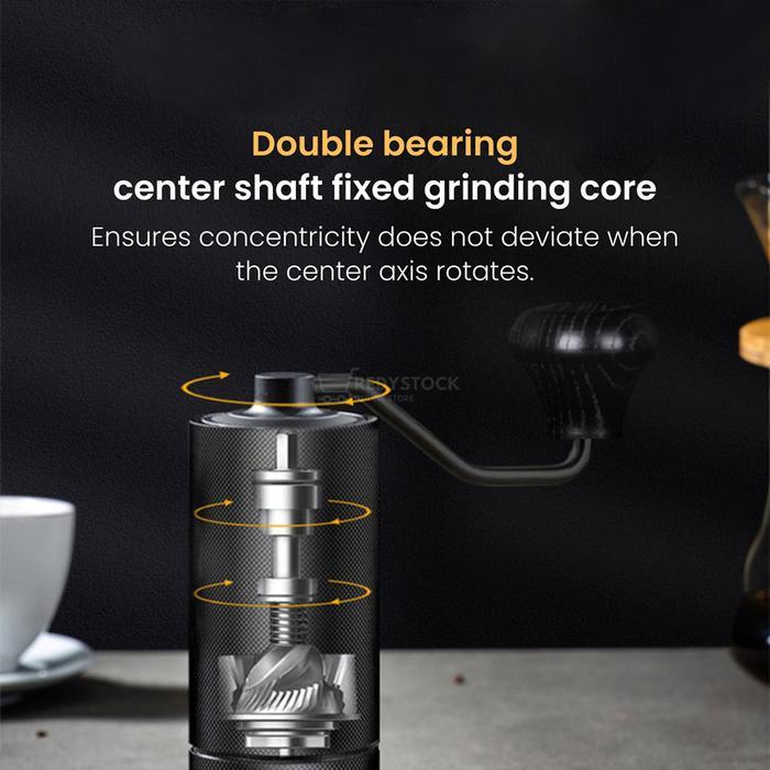 Hand Coffee Grinder Kopi Manual Stainless Steel Conical Burr Js-20