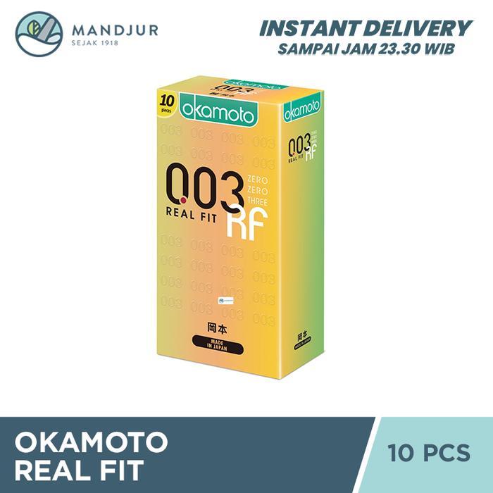 xm21- Kondom Okamoto 003 Real Fit 10 Pcs