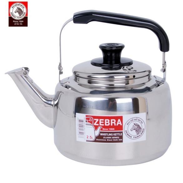 Murah Teko Zebra Stainless / Teko Air Panas / Ceret Bunyi Siul Whistling Kettle Classic Zebra 113518
