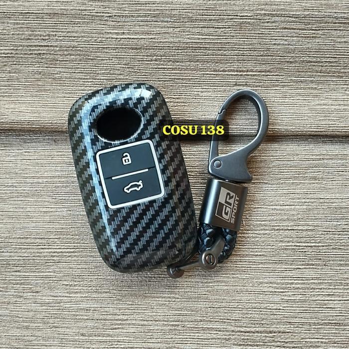 Kunci Mobil Cover Carbon Toyota Yaris Cross 2023 Gr