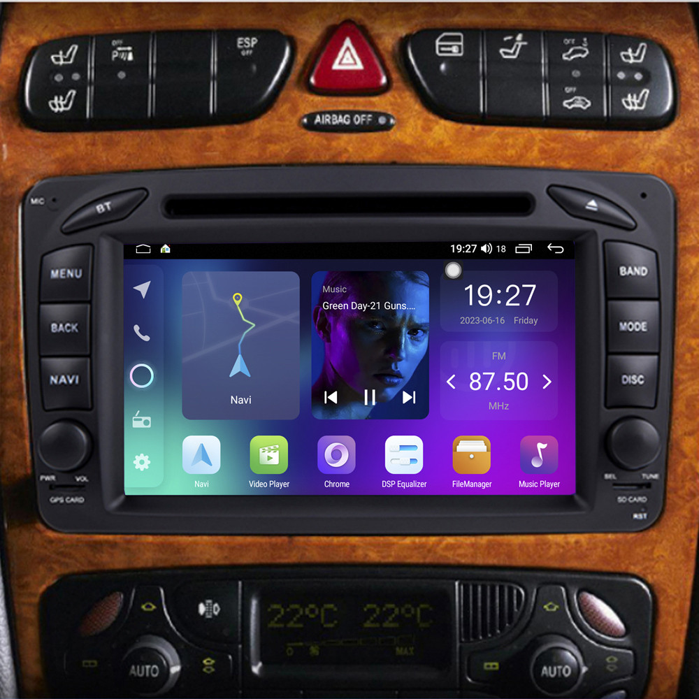 For Mercedes Benz C CLK Class W203 S203 C209 W209 Head Unit Auto