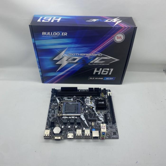 PAKET MOTHERBOARD H61 + PROCESSOR CORE I7-3770 GARANSI 1THN