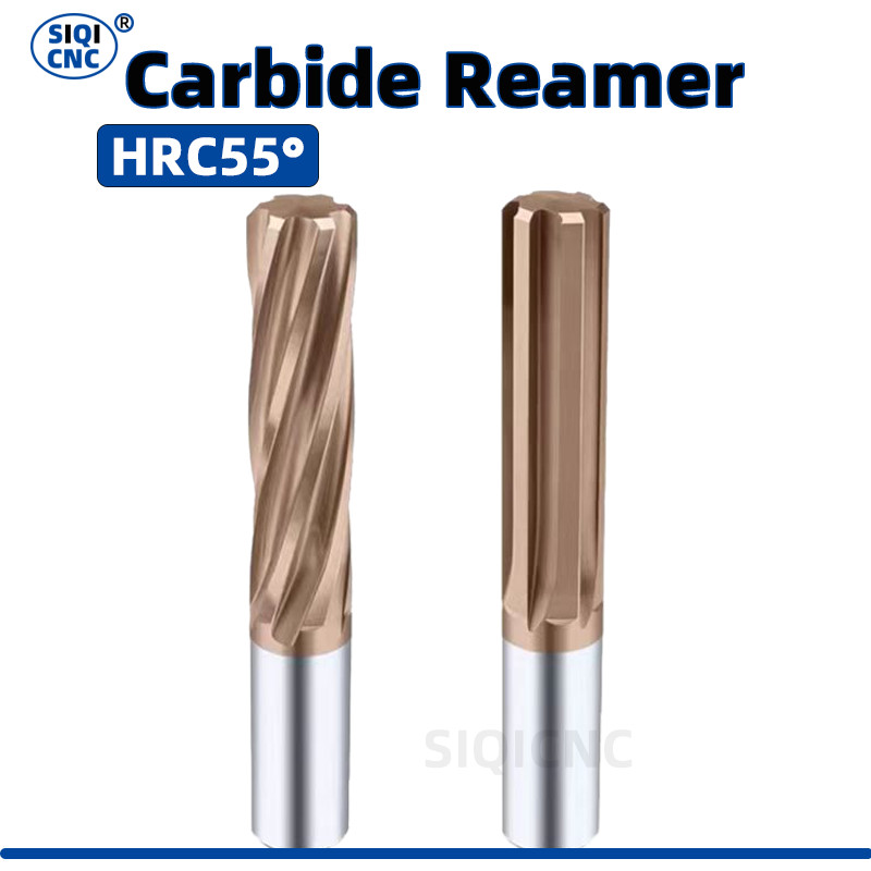 1mm to 20mm Carbide Machine Reamer Coated Straight Flute H7 Tolerance