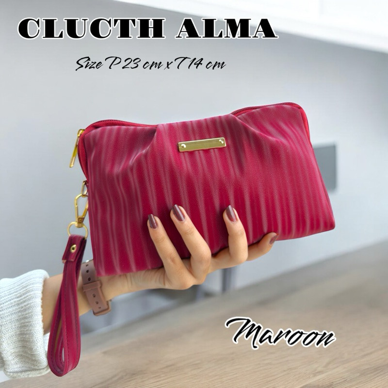 Tas Clutch Kulit Premium Unisex - Dompet Pria & Wanita Import Elegan Untuk Pesta Dan Casual | Desain