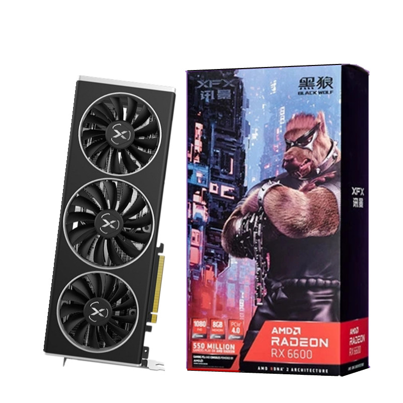 FLASH SALE    XFX RX 6600 XT 6600XT RX6600 XT 8GB Graphics Card AMD GPU Radeon RX6600XT RX6600 XT GD