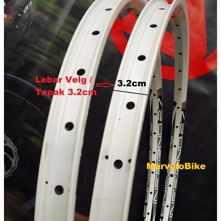 Rims Velg Sepeda Mtb 27.5 Inferno 27 Sunringle 32Hole Double Wall