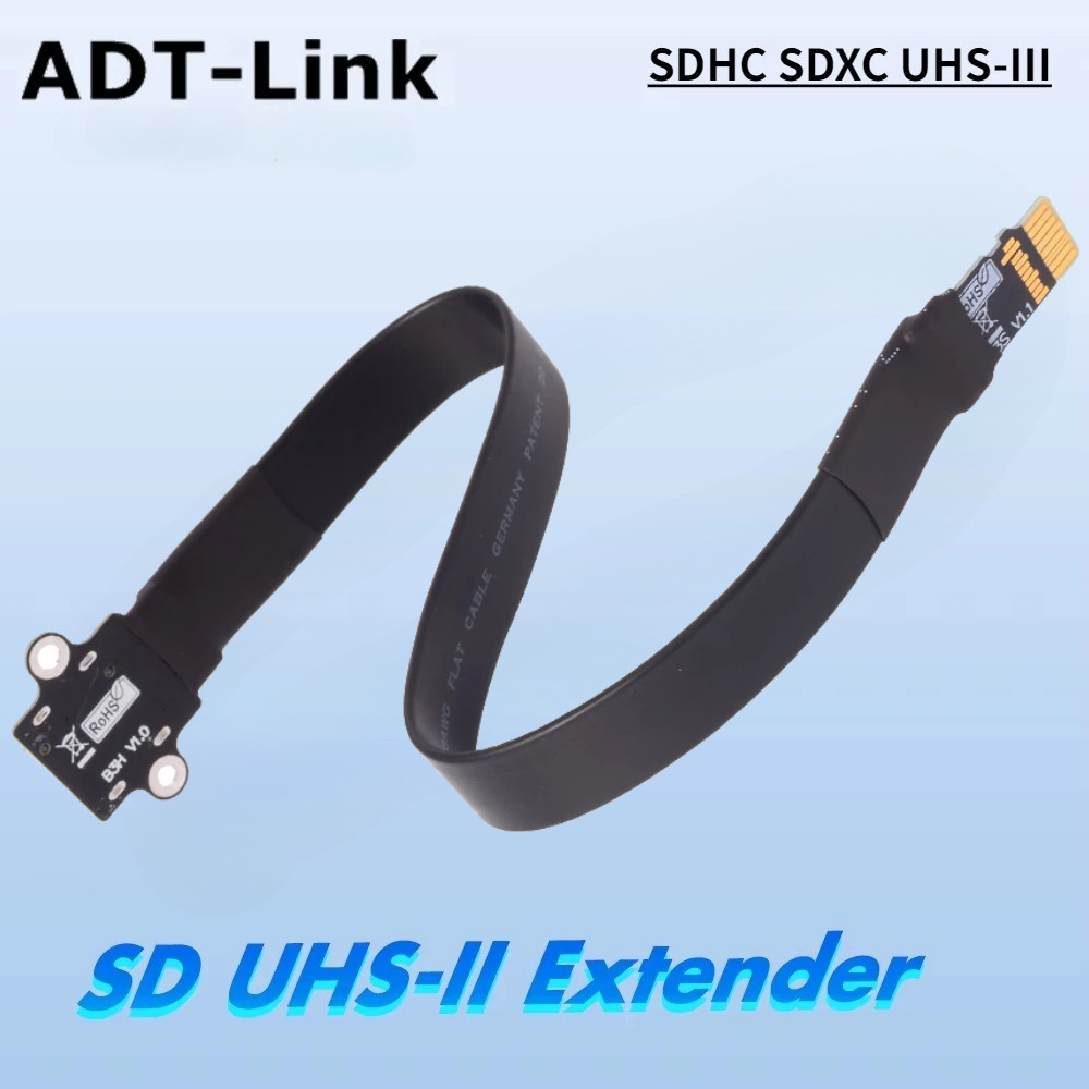 ADT-LINK MICRO SD TF EXTENSION CABLE SUPPORT SDHC SDXC UHS-III FULL-SPEED NON-FPC CARD READER