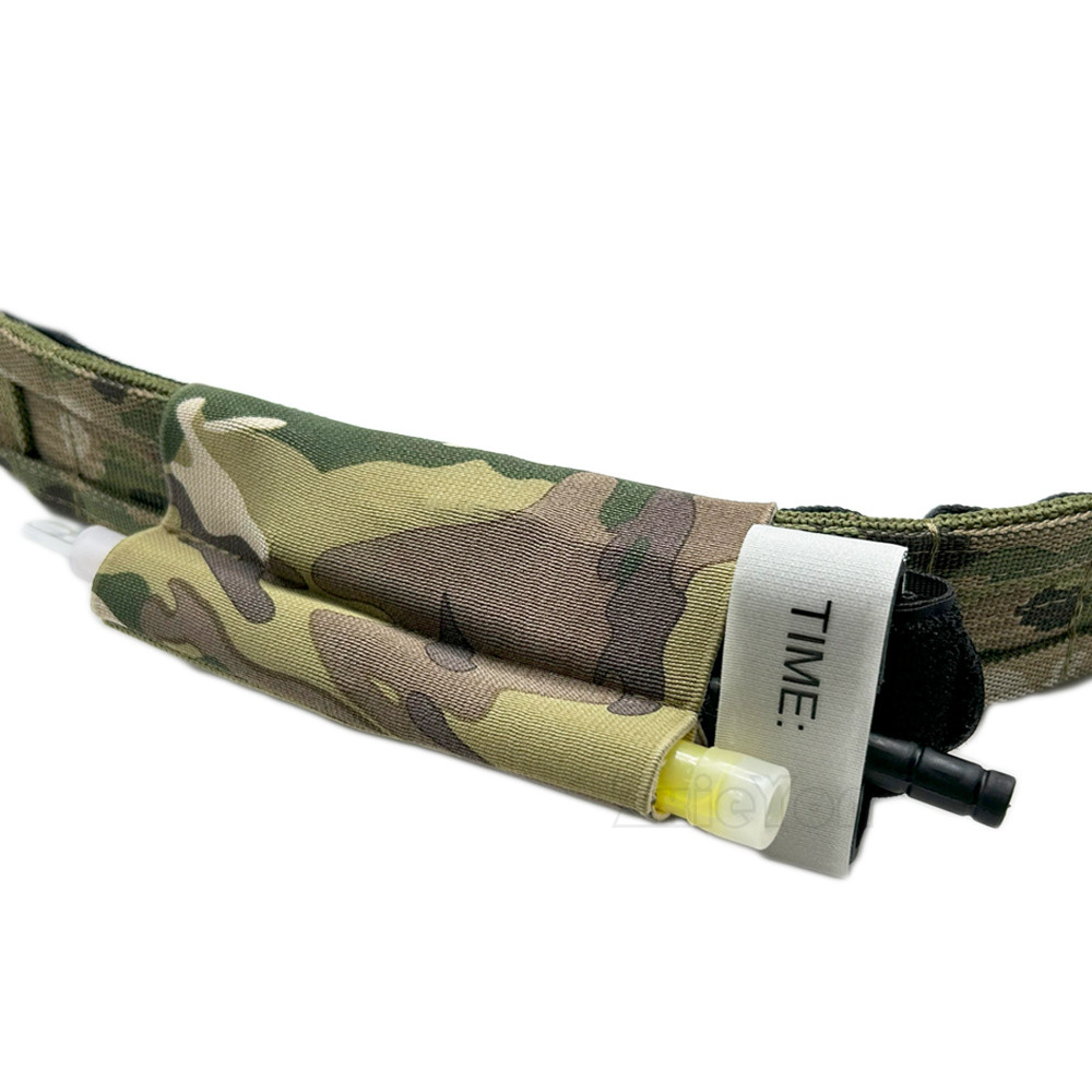 Tactical Tourniquet Holder Pouch TQ Organizer Battle Belt Tourniquet Elastic Pouch Holder Hunting
