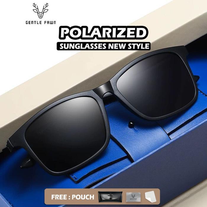 ys4k- Kacamata Hitam Sunglasses Bentuk Kotak Polarized Fashion Pria 3215
