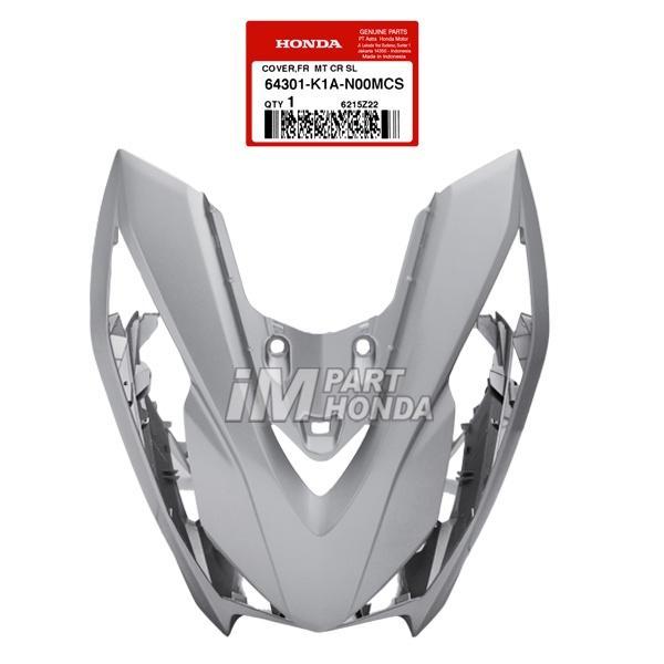 Cover body depan panel tameng Beat New Led Street tahun 2021 Silver