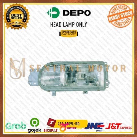 Head Lamp Lampu Depan Besar Kiri Daihatsu Zebra S89 S 89 DEPO