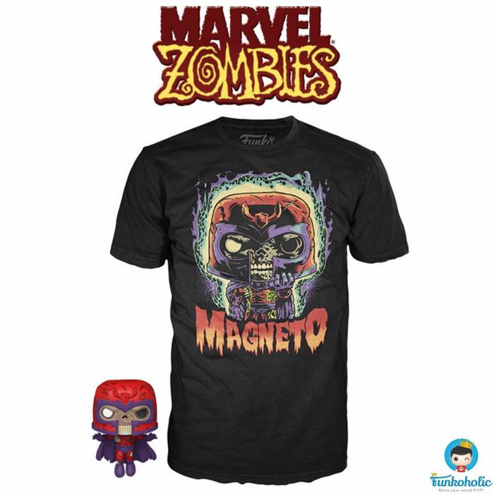 Funko Pocket Pop & Tees Marvel Zombies - Zombie Magneto