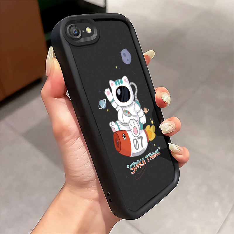 Casing Hp OPPO A39 A57 A57T A83 Case Casing Astronot bintang pola HP Kasing Silikon Softcase mata la