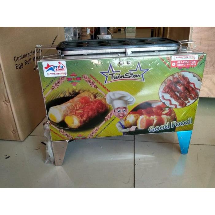 Mesin Sostel Gas 10 Lubang Sosis Telur Egg Roll