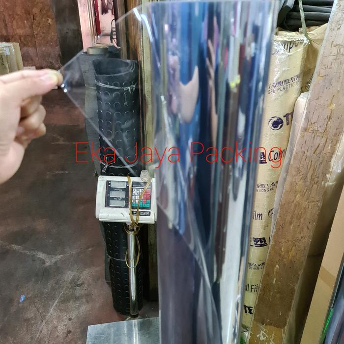 beb6- Plastik Pvc Mika Kaku Bening ( Tebal 0.30Mm X Lebar 140Cm )