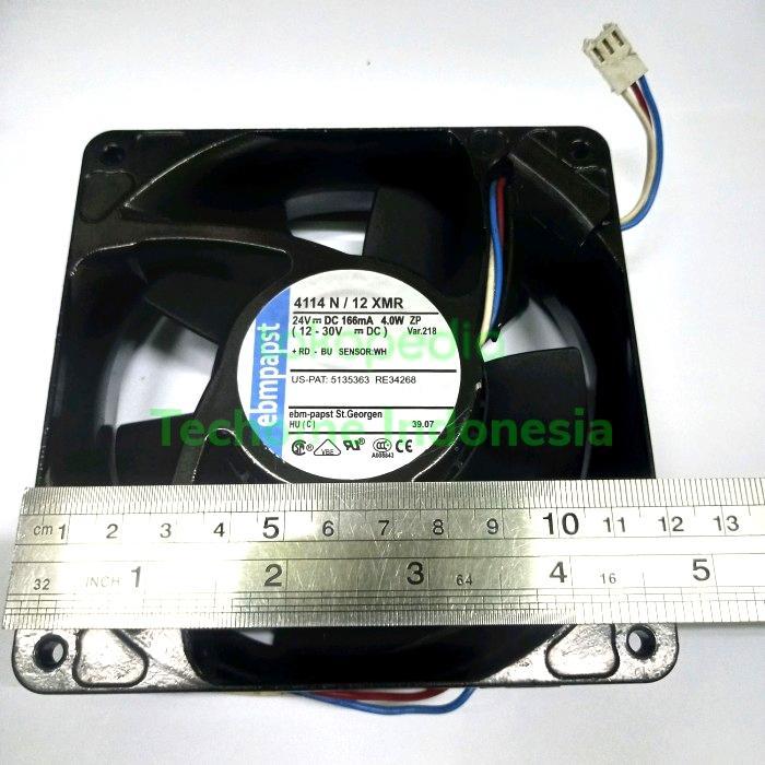 NEW SERIES EBMPAPST 4114N AXIAL FAN/ROTARY FAN ORI 24V DC GERMANY