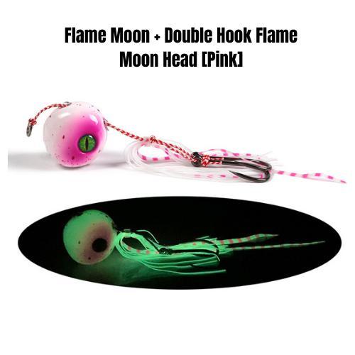 Fishing Kabura Tenya Inchiku Metal Jig Luminous Shrimp Rubber Skirt Double Hook Pink 481 Terpercaya