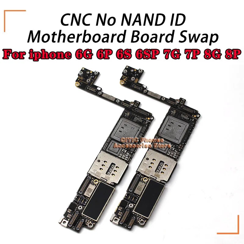 CNC CUT Motherboard For IPhone 6G 6S 7G 8G Logic Board Polishing CPU AP RF Board iphone 7 8 plus