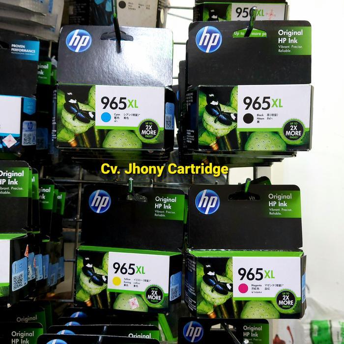 (PROMO) TINTA CARTRIDGE HP 965XL / 965 XL HITAM BLACK CYAN MAGENTA YELLOW