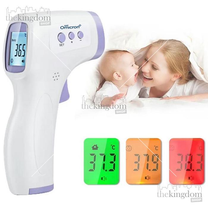 Ready Taffomicron Ad801 Infrared Forehead Thermometer Thermo Taff Omicron Ad 801 Alat Ukur Suhu