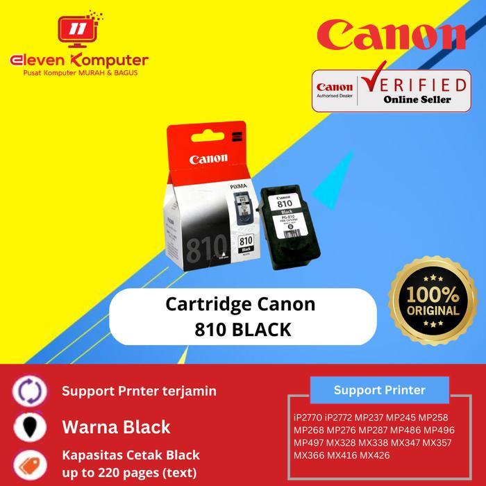 Cartridge Canon 810 Black Original Terbaru 