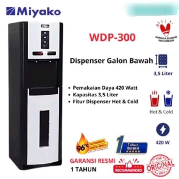 Dispenser Miyako WDP 300 Galon bawah / Miyako Dispenser Galon Bawah Diskon