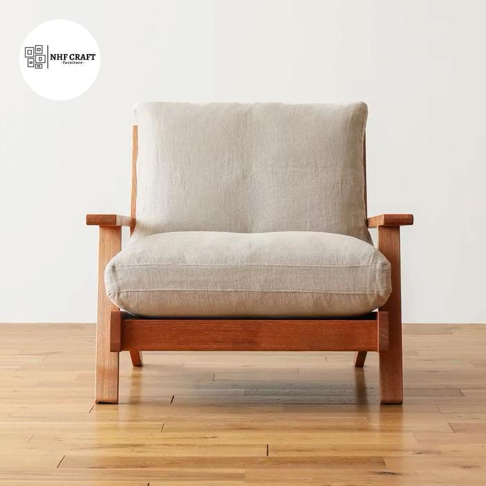sofa tamu single seater minimalis / sofa tamu minimalis