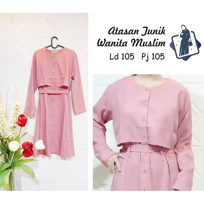Baju Atasan Tunik Muslim nita / Azizah Tunik