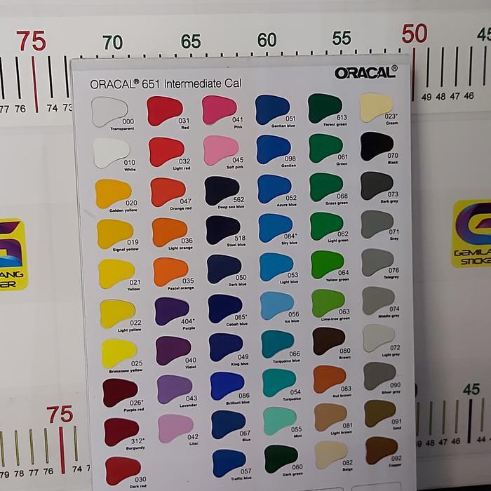 Katalok Oracal 651 Glossy