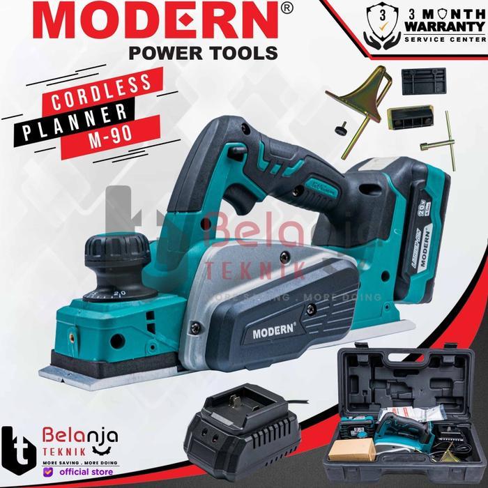 TERMURAH TERLARIS TERBARU MODERN CORDLES PLANER M 90 MESIN SERUT BATERAI MESIN PASAH BATERAI M90