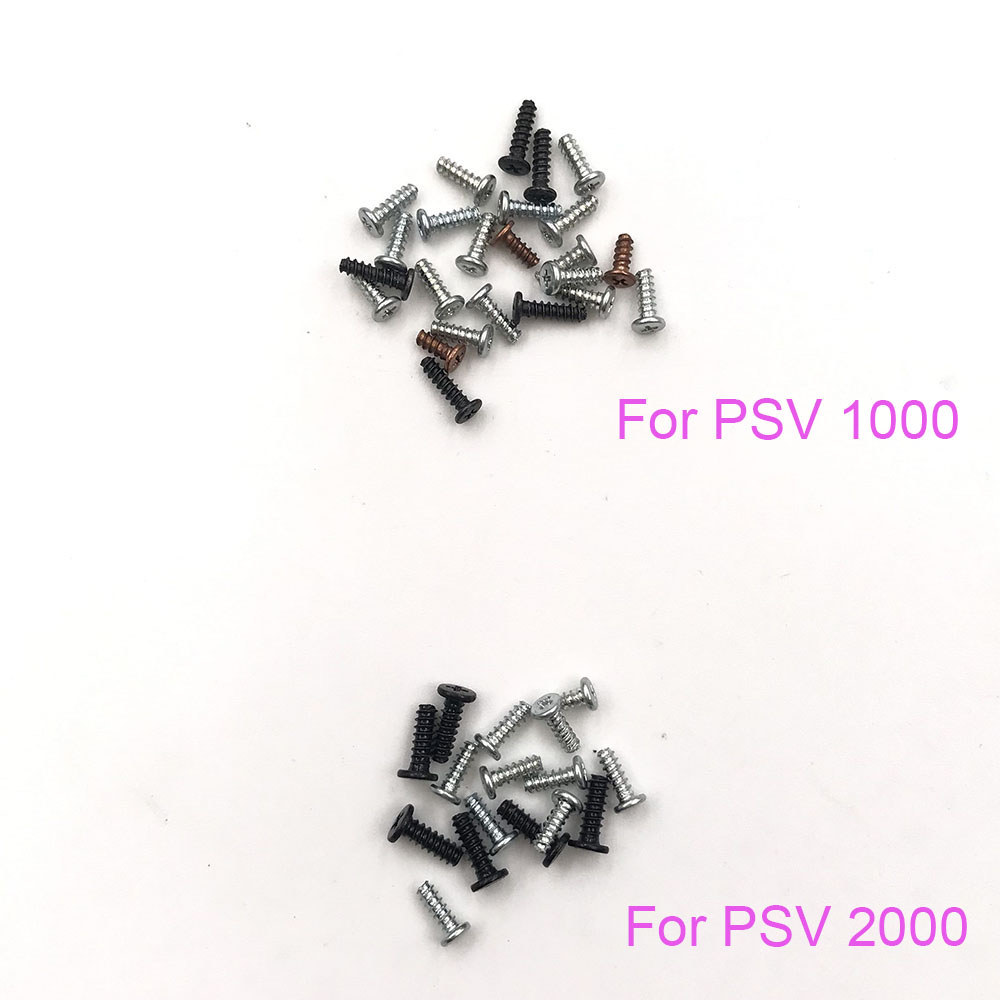10 Sets for PS Vita PSV1000 Replacement  Screws For PSV 2000 Game Console Screws