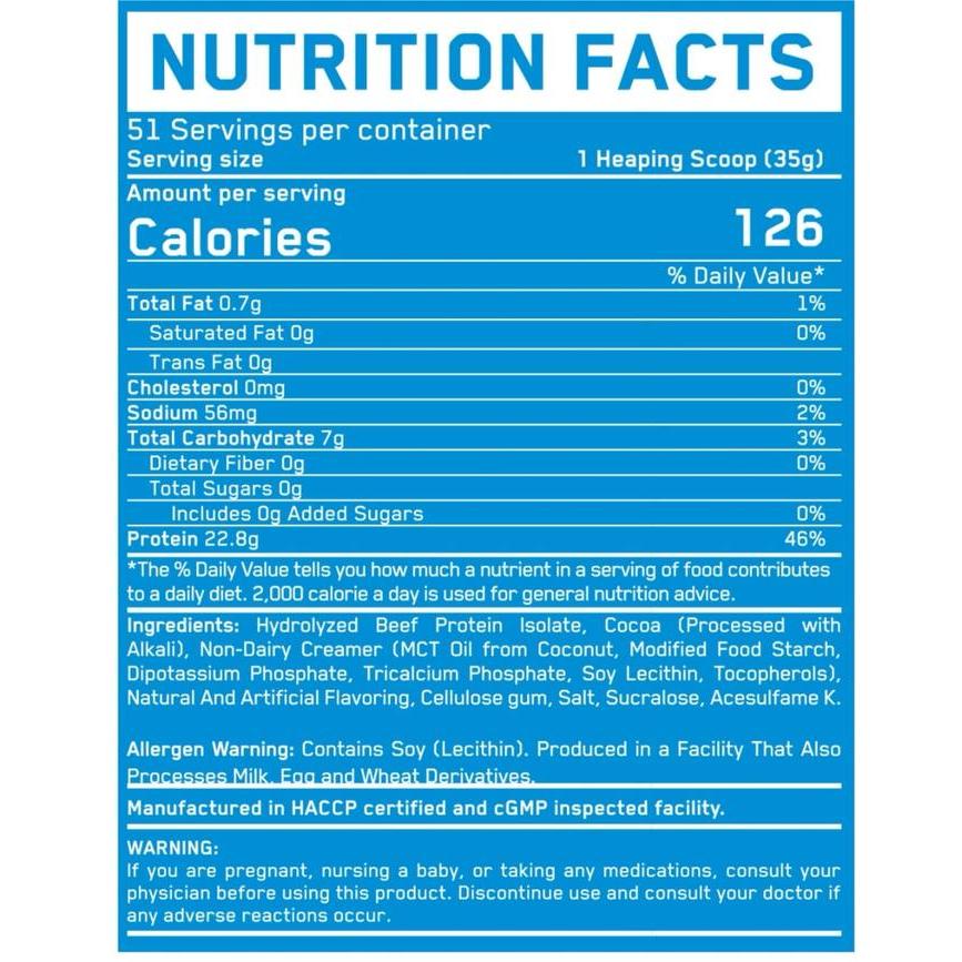 Everbuild Beef Protein Isolate 4 Lbs Whey Protein Isolate