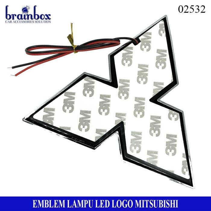 HIGH QUALITY Car Logo Light Mitsubishi Emblem Mobil Lampu Car Logo LED