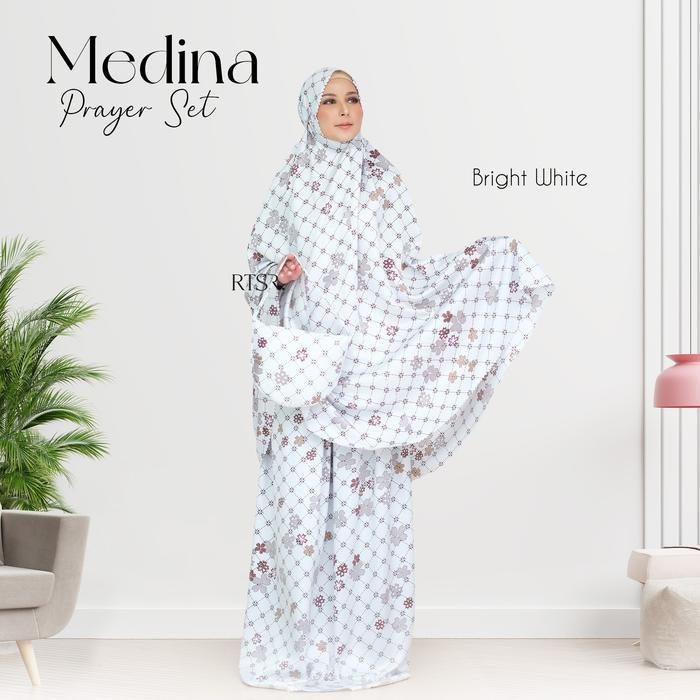 Medina Prayer Set/ Mukena Dewasa / Mukena Motif Atasan Bawahan
