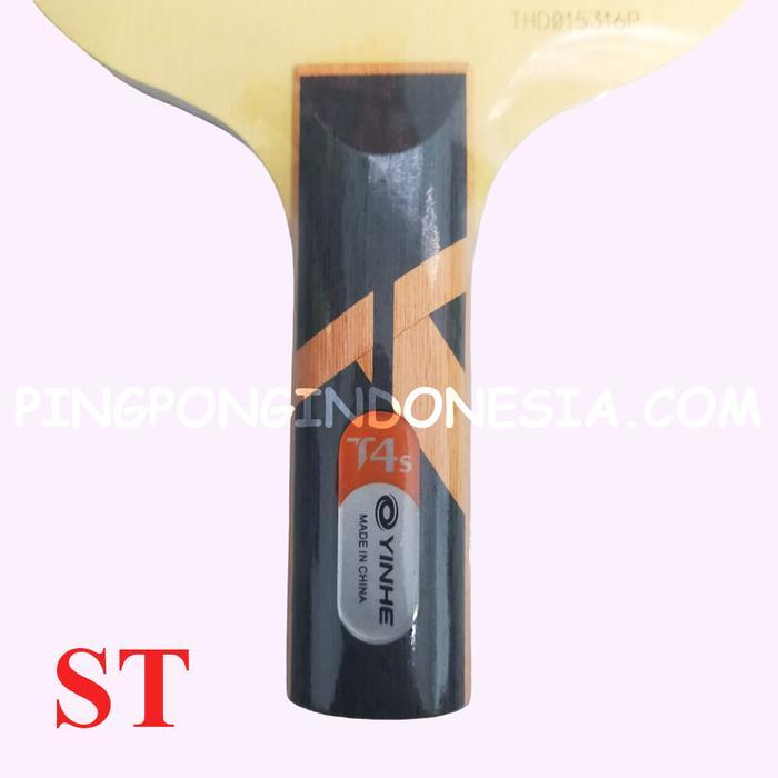 Yinhe T4s - Kayu Blade Carbon Pingpong T-4s T4-s Bat Bet Tenis Meja