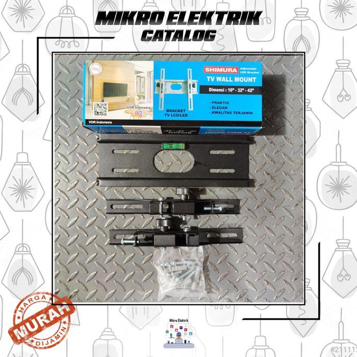 Terlaris Breket TV Brecket TV Bracket TV LCD LED SHIMURA KECIL 10"-32