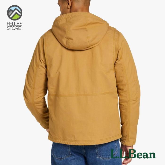 Ll Bean - Men'S Insulated Utility Hoodie Jacket Marsh Brown