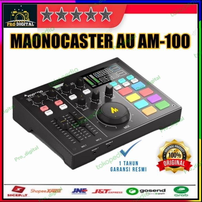 PROMO Maono AU-AM100 AM-100 Maonocaster Podcast Production Mixer USB