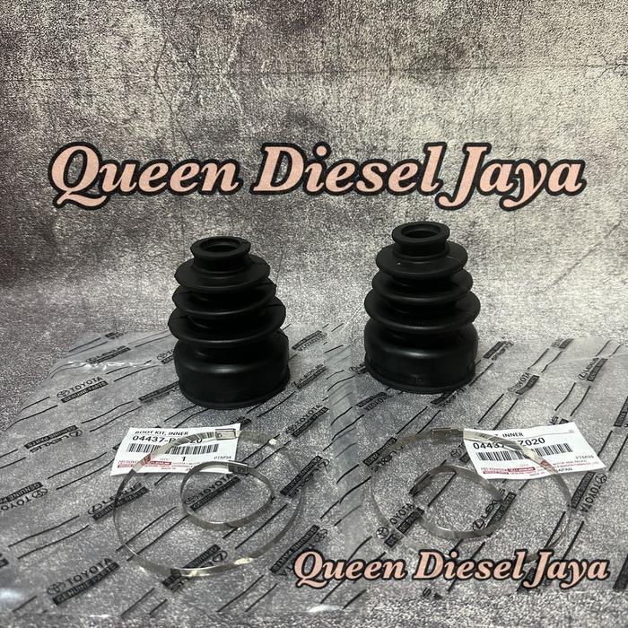 Karet Drive Shaft Boot Drive Shaft Depan Dalam Calya Sigra Ayla Agya 04437-Bz020 Bonus Clamp